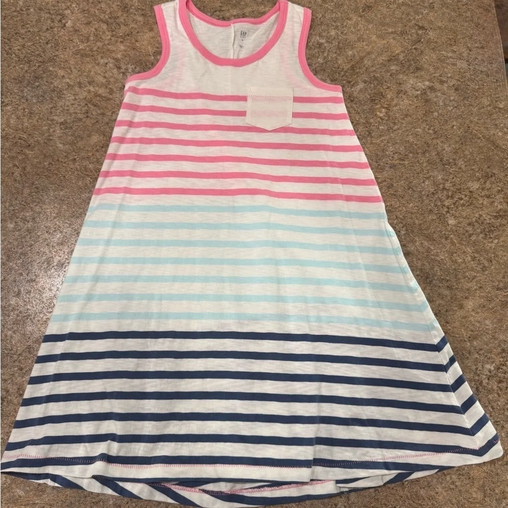 GAP Kids Sleeveless Striped Dress – Size M